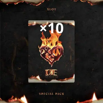 XLOV 스페셜 팩 미개봉 새상품 10개 세트