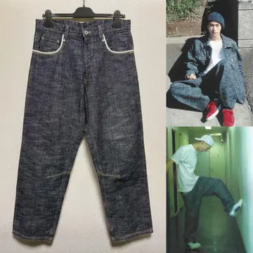 쿠보즈카 착용 MASTERPIECE 마스터피스 슬라브 데님 HECTIC