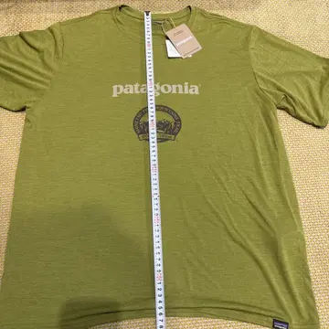 patagonia 코튼 혼방 T셔츠 올리브 그린 L 사이즈