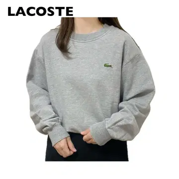 LACOSTE 라코스테 맨투맨 원포인트 자수 로고