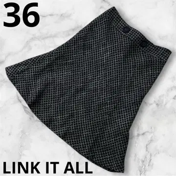 LINK IT ALL 링크이탈 트위드 스커트 여성용 36
