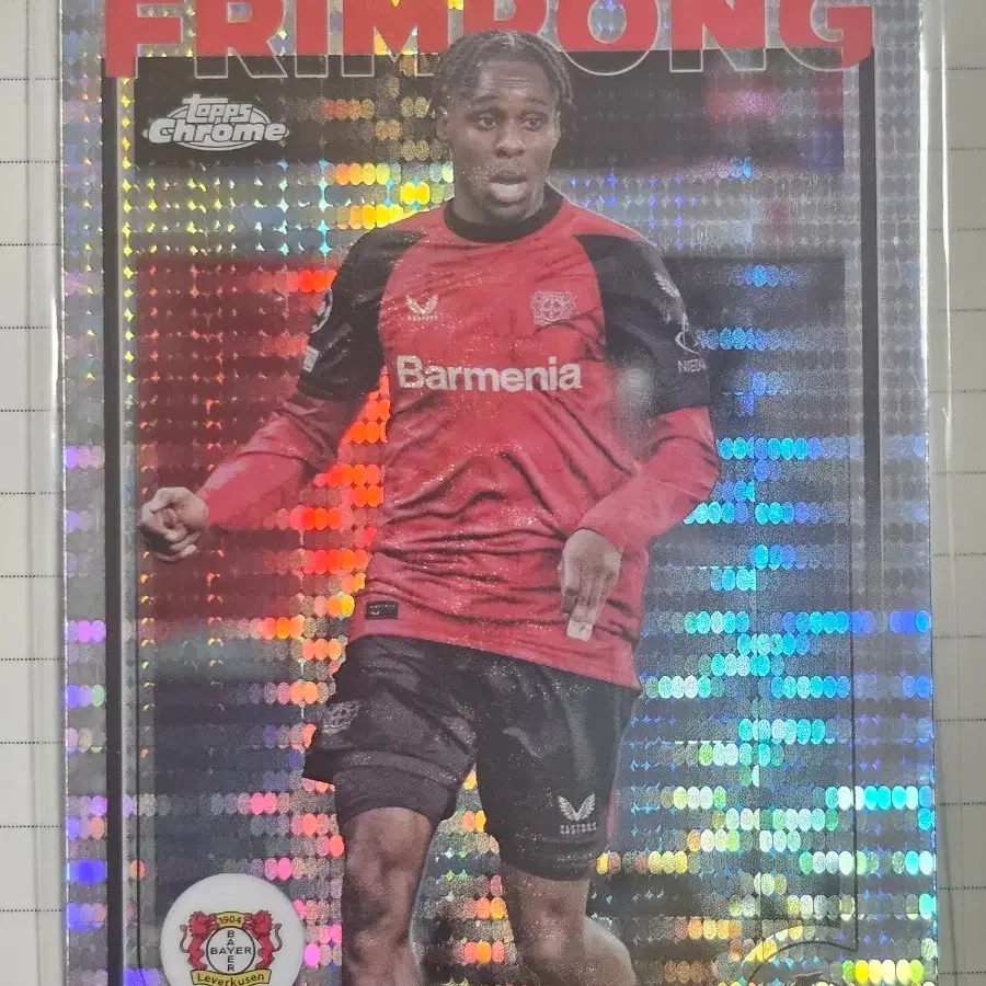 24/25 Tops Chrome Leverkusen (formerly Liverpool) Jeremie Frimpong Pulsar  Refractor Soccer Card #제레미프림퐁,#탑스크롬,#레버쿠젠,#리버풀,#스포츠카드 on Bunjang Global  Site.