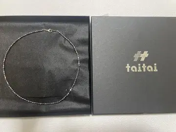 taitai 실버 블랙 목걸이