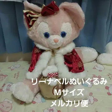 상하이 디즈니 리나벨 봉제 인형 M 사이즈 크리스마스