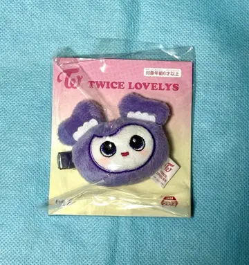 TWICE LOVELYS 봉제 인형 헤어핀 사나 GIGO 한정판