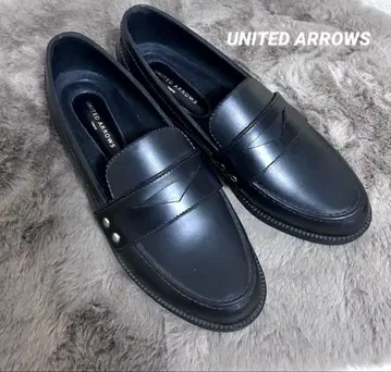 [ UNITEDARROWS ] UWSC 레인 로퍼 M 블랙 컨디션 최상
