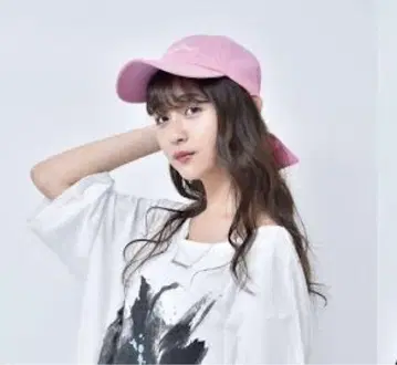 Alexandros 로고 CAP 핑크
