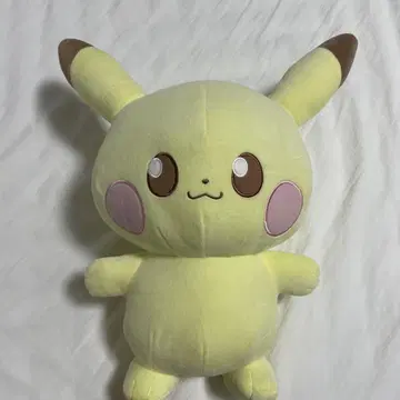 새상품 피카츄 봉제 인형 택 포함 귀여운 반다이 40cm
