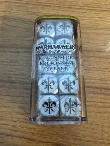 WARHAMMER KINGDOM OF BRETONNIA DICE SET