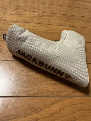 JACKBUNNY 베이지 퍼터용 골프헤드커버 새상품급
