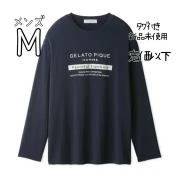 젤라토 피케 HOMME 인레이 로고 롱 T셔츠 롱티 남성용 M