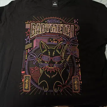 BABYMETAL FOX FEST 2024 티셔츠 XL