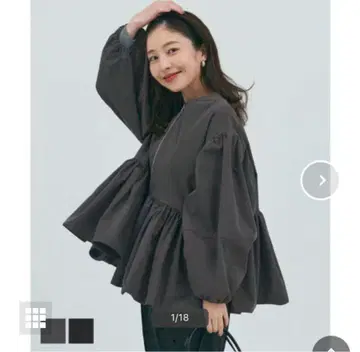 coca 벌룬 슬리브 자켓