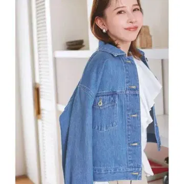 로페피크닉 데님 자켓
