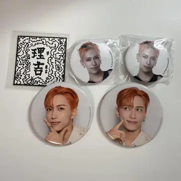INI XQUARE 이케자키 리히토 캔뱃지 스티커 세트
