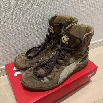 Puma 카모플라쥬 하이컷 스니커즈 26.5cm