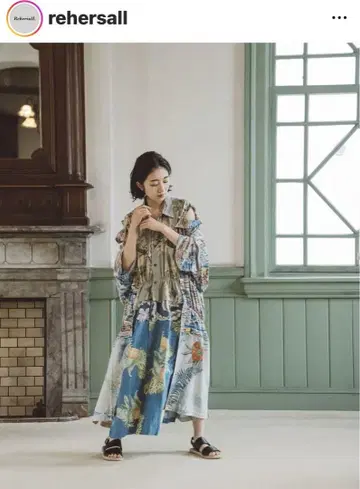 rehesall 셔츠 원피스