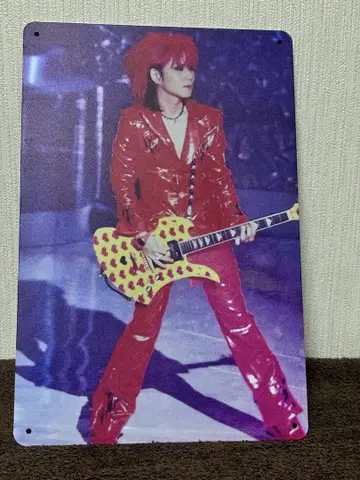 X JAPAN hide 인테리어 양철 간판
