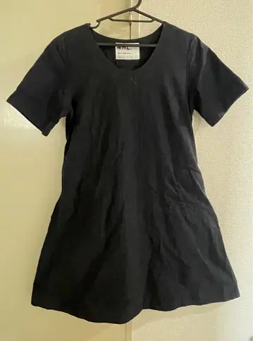 MHL 마가렛호웰 코튼 린넨 백 벨트 원피스 네이비 S