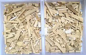 LEGO 1kg 탄 베이지 블록 대량 세트