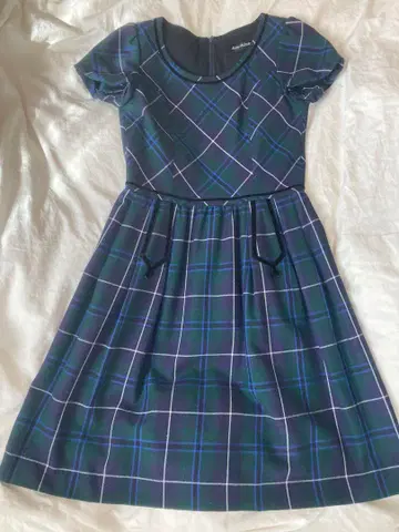 제인 마플 타탄 체크 원피스