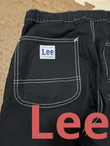 실루엣 분위기 Lee 베이커 팬츠
