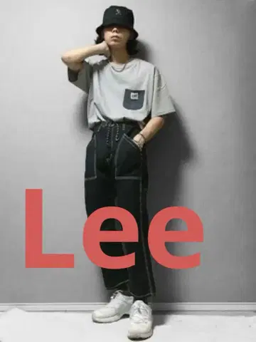 실루엣 분위기 Lee 베이커 팬츠