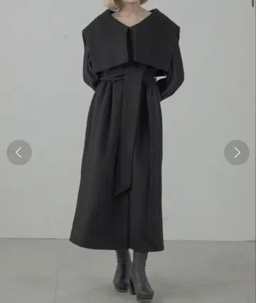[ qumerry ] 케이프 스타일 롱 코트
