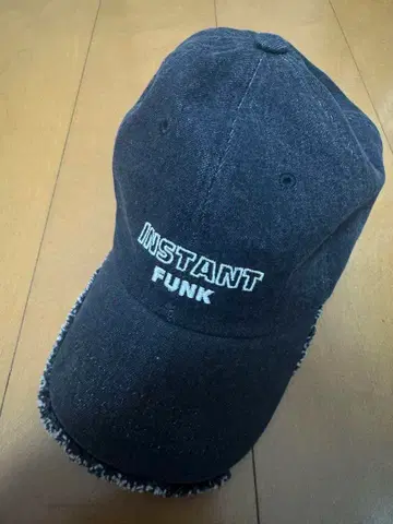 instantfunk 워시드 로고 야구 모자