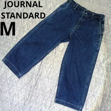새상품급 JOURNAL STANDARD 와이드 스트레이트 데님 팬츠 M
