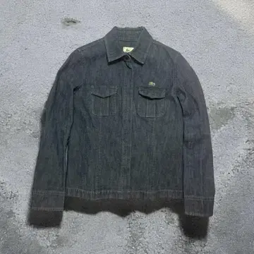 [ 일본제 새상품급 ] 라코스테 LACOSTE 데님 집업 자켓 40