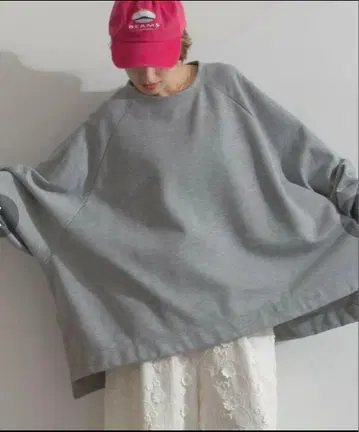 enhaut 분또 사이드 슬릿 와이드 풀오버 오버 사이즈