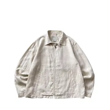 00s L.L.BEAN 린넨 해링턴 자켓