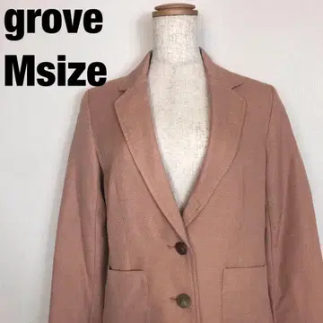 grove 그로브 테일러드 자켓 핑크 m 사이즈 A6