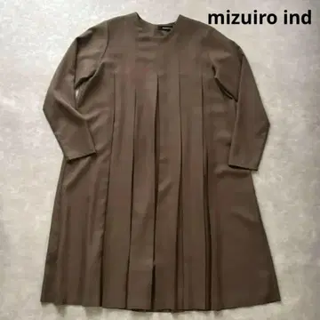[ 새상품급 ] 미즈이로 인드 mizuiroind 플리츠 원피스 원피스