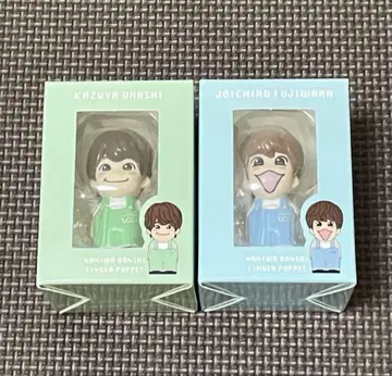 나니와단시 손가락 인형 오하시 카즈야 후지와라 죠이치로 세트
