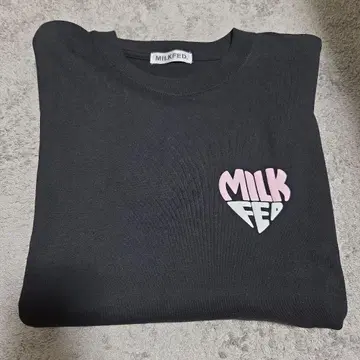 MILKFED 하트형 로고 티셔츠 ONE SIZE
