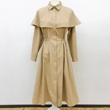 Andemiu 베이지 트렌치 원피스 안데뮤