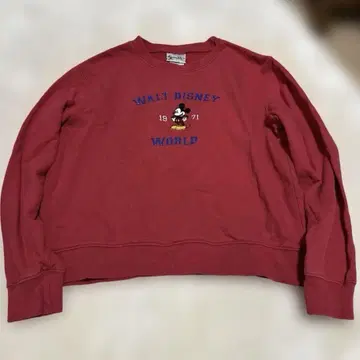 빈티지 미키 트레이닝복 빨간색 1-1