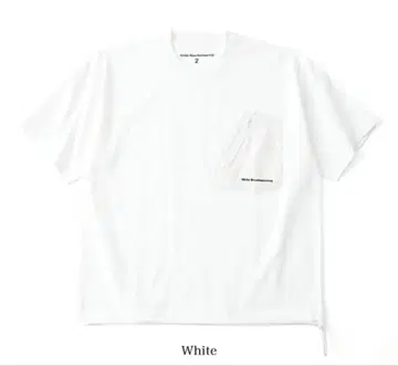 White Mountaineering 와이드 포켓 T셔츠