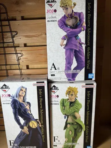 죠죠의 기묘한 모험 황금의 바람 피규어 모음품