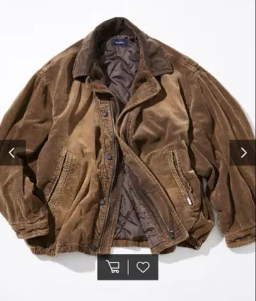 Fade Washed Padding Corduroy Blouzon