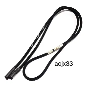 aojx33 새상품 일본제 순수 실크 허리띠 교토 끈 블랙 컬러