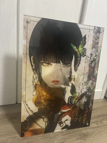 사츠키 메구미 친필 사인 아크릴 아트/아크릴 보드