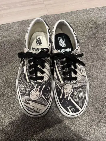 새상품 레어 모델 MOMA x VANS ERA 뭉크 27.0cm