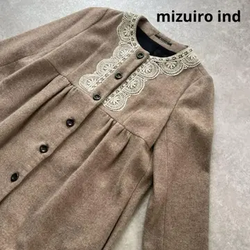 [귀여운] 미즈이로 인드 mizuiroind 코트 레이스 일본제
