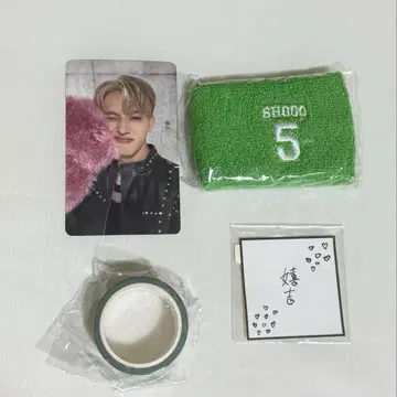 INI 타지마 쇼고 FC 트레이딩 카드 리스트 밴드 마스킹 테이프 스티커