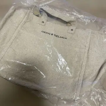 DEAN & DELUCA 린넨 마켓 토트백 S 사이즈