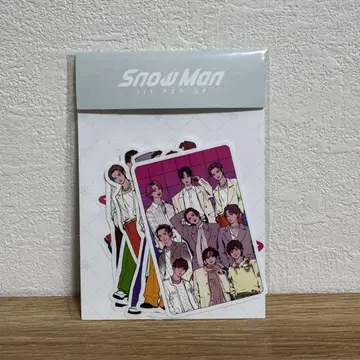새상품 Snow Man 스노우맨 POPUP 한국 한정판 스티커