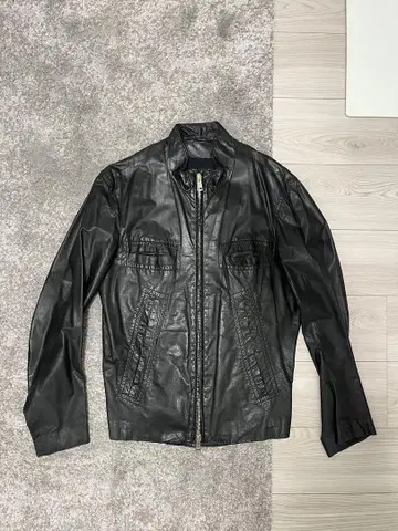 ANN DEMEULEMEESTER 가죽 자켓